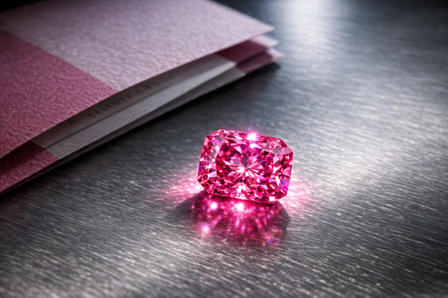 Argyle pink diamond with original Rio Tinto certificate